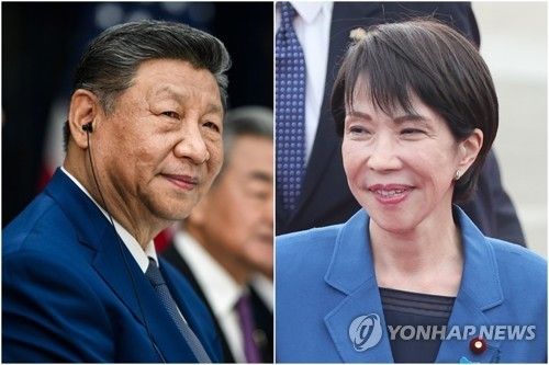 다카이치 사나에 일본 총리의 '대만' 관련 발언이 나온 후 중국과 일본의 갈등이 격화되고 있다 [사진=연합뉴스]