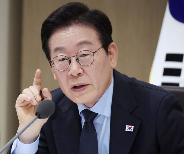 이재명&nbsp;대통령이 지난 달 11일 용산 대통령실에서 열린&nbsp;국무회의에서 발언하고 있다. &nbsp;[사진=연합뉴스]