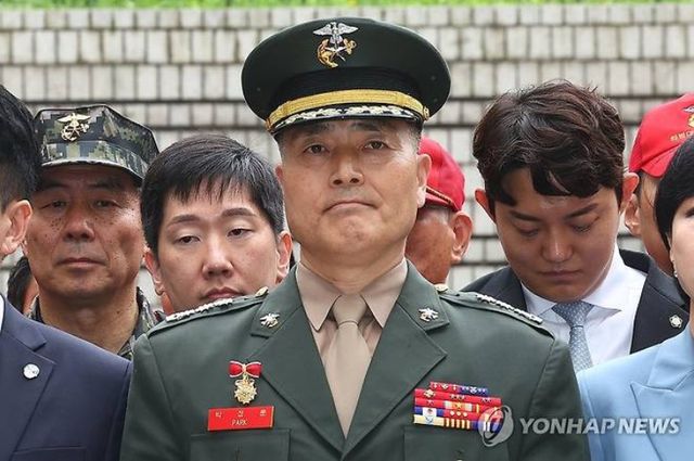 해병특검이 7월10일 박정훈 대령에 대한 항소를 취하함으로써 박 대령에 씌워진 '항명죄'가 무죄 확정됐다. [사진=연합뉴스]