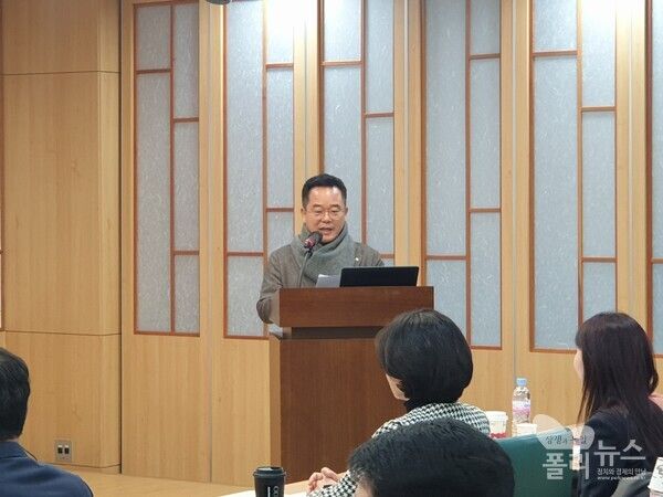 민병덕 의원은 3일 세미나에서 전 세계가 디지털자산을 국가전략 산업으로 인식하고 있는 것처럼 한국도 이에 대한 인식의 전환이 필요하다고 강조했다. 사진=권은주 기자&nbsp;