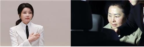 (왼) 김건희 여사. 김영선 전 의원 [사진=연합뉴스]
