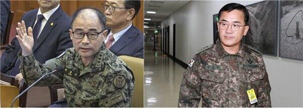 (왼)&nbsp;곽종근 전 특전사령관,&nbsp;여인형 전 방첩사령관 [사진=연합뉴스]