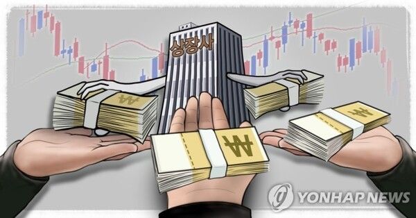 [사진=상장사 배당금 (PG) [박은주 제작] 사진합성·일러스트(연합뉴스 제공)]