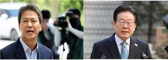 임종석 전 대통령 비서실장 (왼)&nbsp;이재명 더불어민주당 대표(오) [사진=연합뉴스]