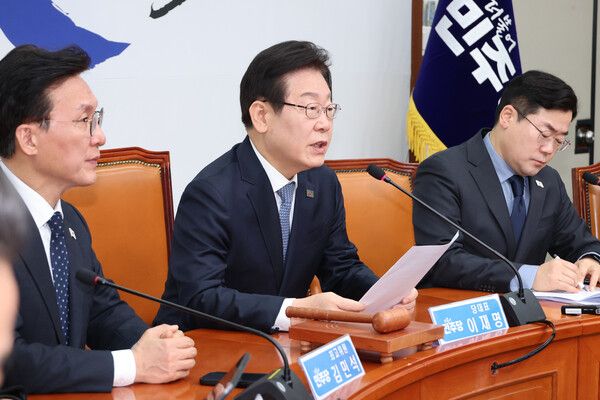 더불어민주당 이재명 대표가 5일 서울 여의도 국회에서 열린 최고위원회의에서 발언하고 있다. [사진= 연합뉴스]