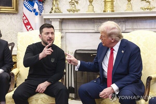 젤렌스키 우크라이나 대통령과 도널드 트럼프 미국 대통령 [사진=EPA=연합뉴스]