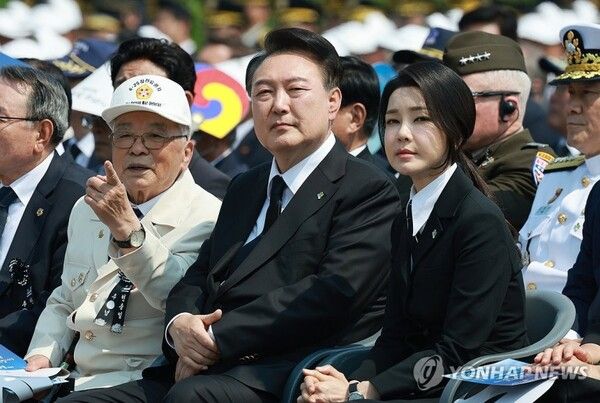 윤석열 대통령 부부 [사진=연합뉴스]