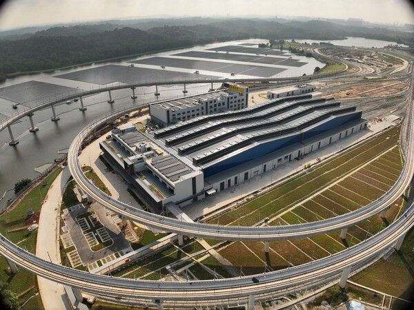 싱가포르 종합 철도 시험 센터(SRTC) 전경 사진 [사진=GS건설]