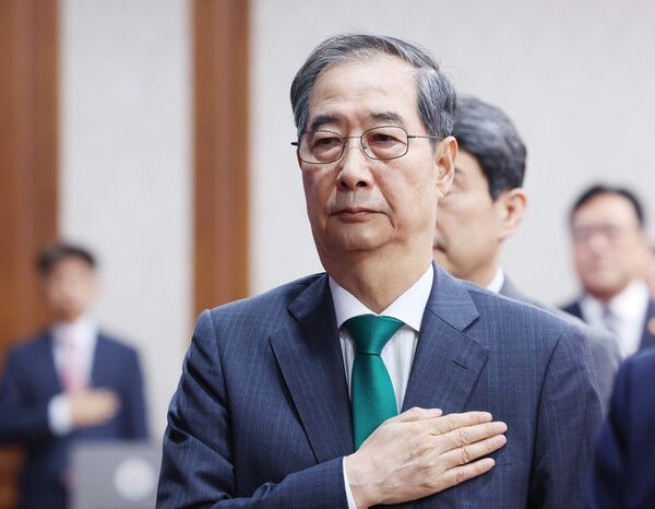 한덕수&nbsp;대통령 권한대행 국무총리. [사진=연합뉴스]