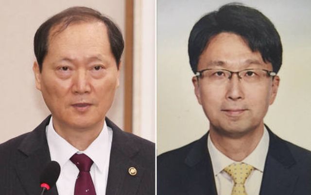 한덕수 대통령 권한대행이 8일 마은혁 헌법재판관과 마용수 대법관을 임명하며, 예정에도 없던 대통령몫 헌법재판관 후보자를 전격 지명했다. 오는 18일 임기가 종료되는 문형배 헌법재판소장 직무대행과 이미선 헌법재판관의 후임으로 이완규 법제처장(좌)과 함상훈 서울고등법원 부장판사를 지명했다. [사진=연합뉴스]