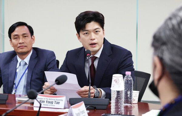 김용태 국민의힘 비상대책위원장 지명자는 14일 라디오에 출연해 윤석열 전 대통령과의 결별에 대해 “여러 가지를 두고 고민 중”이라고 말했다. [사진=연합뉴스]