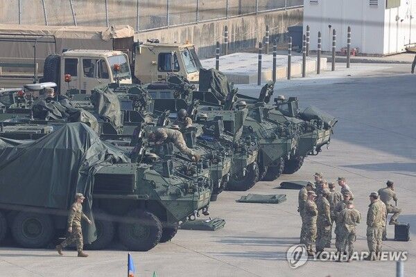 트럼프 행정부가 주한미군 4500명을 철수하는 방안을 검토 중이라는 현지 언론 보도가 나와 파장이 일고 있다 [사진=연합뉴스]