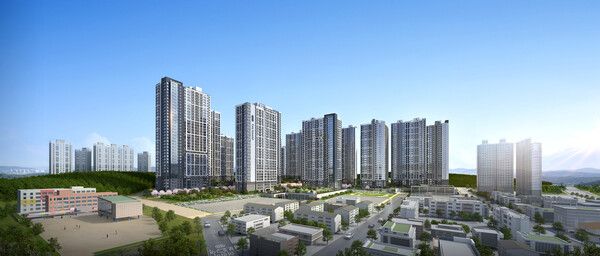 ‘고양 더샵포레나’&nbsp; 투시도 [사진=포스코이앤씨·한화건설]