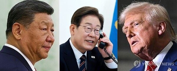 이재명 대통령 취임 후 한국을 사이에 놓고 미국과 중국의 신경전이 본격화 되고 있다 [사진=연합뉴스]