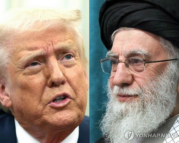 트럼프 vs 하메네이&nbsp;[사진=AFP=연합뉴스]