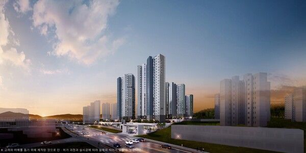 오산 세교 아테라 투시도(야경) [사진=금호건설]