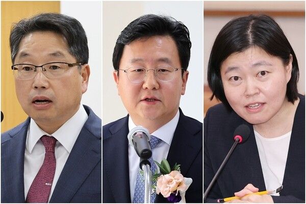 왼쪽부터 노만석-정진우-임은정 [사진=연합뉴스]