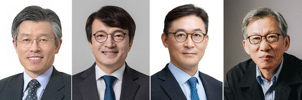 대통령실은 20일 이재명 대통령이 인사혁신처 처장에 최동석 최동석인사조직연구소 소장, 새만금개발청장에&nbsp;김의겸&nbsp;전 더불어민주당 의원, 금융위원회 부위원장에 권대영 금융위원회 사무처장, 국립중앙박물관 관장에 유홍준 명지대 미술사학과 석좌교수를 임명했다.&nbsp;왼쪽부터 최동석,&nbsp;김의겸, 권대영, 유홍준. [사진=대통령실 제공. 재판매 및 DB 금지]