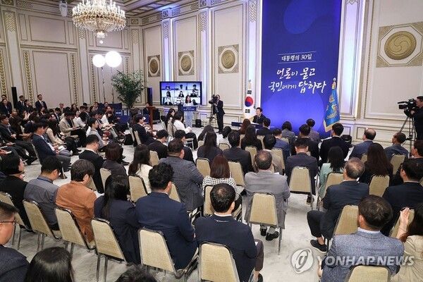 기자회견하는 이재명 대통령 [사진=연합뉴스]