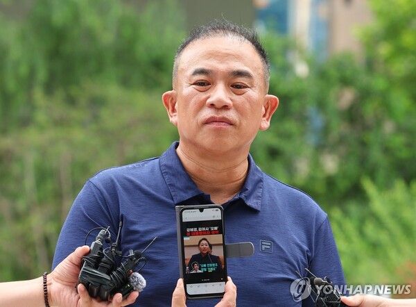 특검 출석하는 명태균 [사진=연합뉴스]