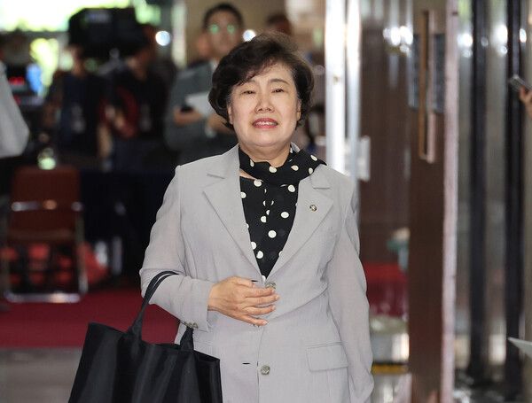 국민의힘은 소속 의원들에 대한 특검 수사와 제명안 추진 등에 대응하기 위해 '독재대응특별위원회'를 발족키로 결의했다. 위원장은 법조인 출신인 5선 조배숙 의원이 맡는다. [사진=연합뉴스]