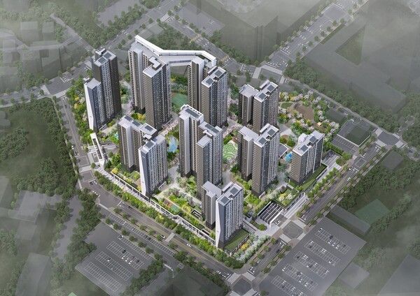 디에이치 아델스타 조감도 [사진=현대건설]