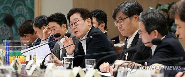 이재명 대통령, 나라재정 절약 간담회 발언 [사진=연합뉴스]