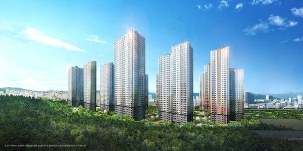 힐스테이트 용인포레 투시도 [사진=현대엔지니어링]