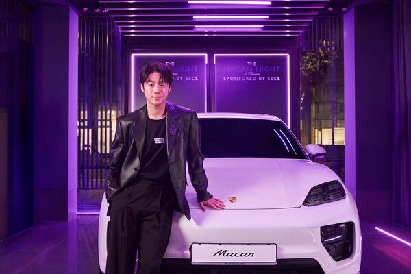 배우 정준원이 지난 21일 포르쉐 스튜디오 한남에서 열린 '더 마칸 나잇 인 한남' 행사에 참석하며 'SSCL 프렌즈'로서의 공식 활동을 시작했다 [사진=SSCL(스투트가르트스포츠카㈜)]