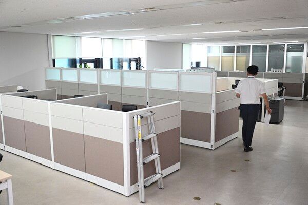 &nbsp;경찰국이 폐지된 26일 정부서울청사&nbsp;경찰국&nbsp;사무실이 비어있다.[사진=연합뉴스]