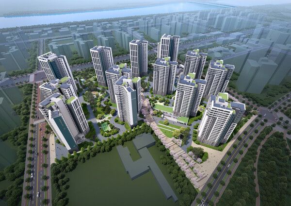 에코델타시티 푸르지오 트레파크 조감도 [사진=대우건설]