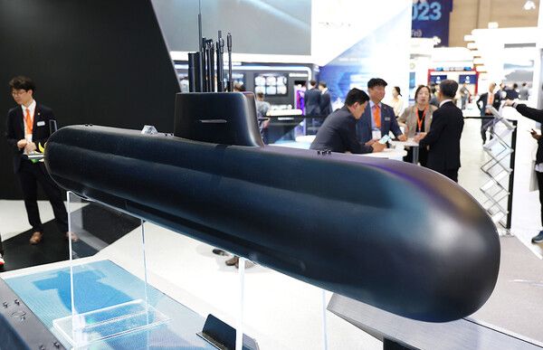 한화오션이 건조중인 장보고III 배치-II 잠수함.[사진=한화오션]