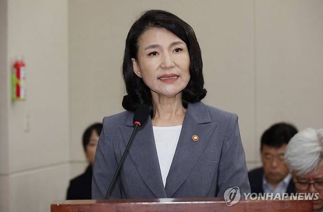 이진숙 방통위원장인 지난 20일 국회 과학기술방송통신위원회에 출석해 발언하고 있다. [사진=연합뉴스]&nbsp;