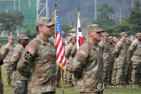주한미군 재배치와 국방비 인상을 골자로 하는 이른바 '동맹 현대화'가 공식 의제가 될 가능성이 점점 커지고 있다 [사진=연합뉴스]