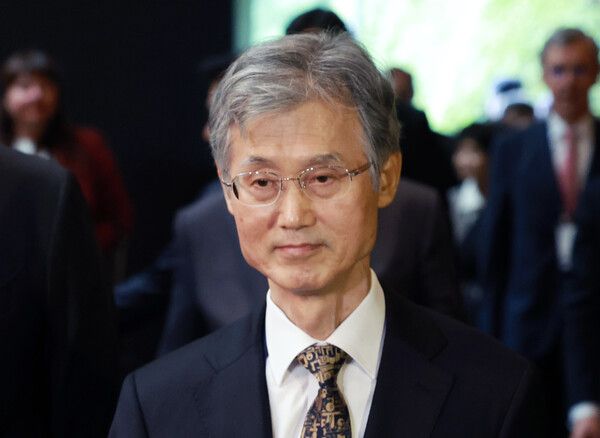 조희대&nbsp;대법원장이 22일 서울 중구 신라호텔에서 열린 '2025 세종 국제 콘퍼런스' 개회식에 참석하고 있다. [사진=연합뉴스]