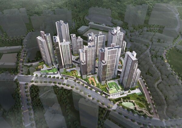 힐스테이트 사직아시아드 조감도 [사진=현대건설]