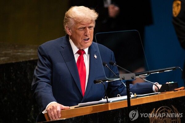 도널드 트럼프 미국 대통령.&nbsp;[AP=연합뉴스 자료사진. 재판매 및 DB금지]