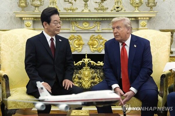 이재명 대통령과 트럼프 대통령 [사진=연합뉴스]