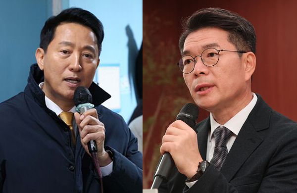 (좌)오세훈 서울시장 (우)정원오 성동구청장. [사진=연합뉴스]