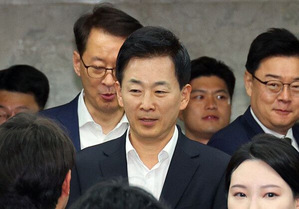  유영하 국민의힘 의원은 했을 박근혜 전 대통령이 국회를 찾아 단식을 만류하는 과정에서 자신이 중재자 역할을 했을 것이란 의견에 대해 불쾌감을 드러냈다. [사진=연합뉴스]