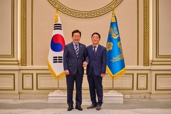 강득구 최고위원과 이재명 대통령 [사진=의원실 제공]