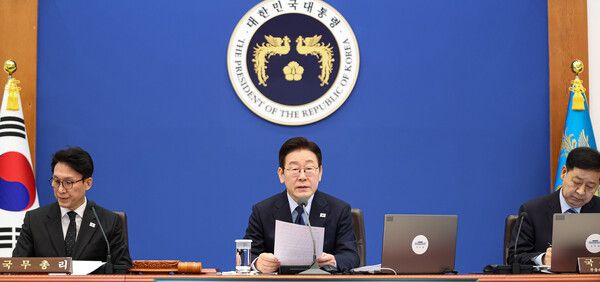 이재명&nbsp;대통령이 10일 청와대에서 열린 국무회의에서 발언하고 있다. [사진=연합뉴스]