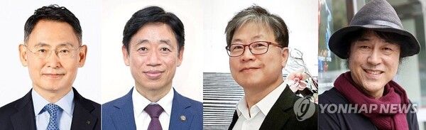사진 왼쪽부터 허장, 오태석, 김좌관, 김원중 [사진=연합뉴스]