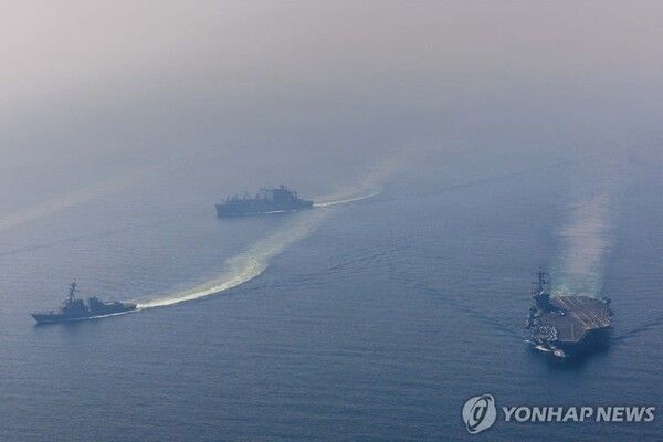 에이브러햄 링컨 항공모함전단 [사진=연합뉴스]