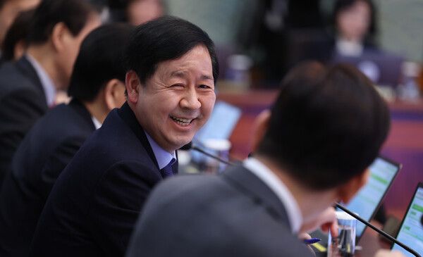 구윤철 부총리 겸 재정경제부 장관이 3일 청와대에서 열린 국무회의에서 발언하고 있다. [사진=연합뉴스]