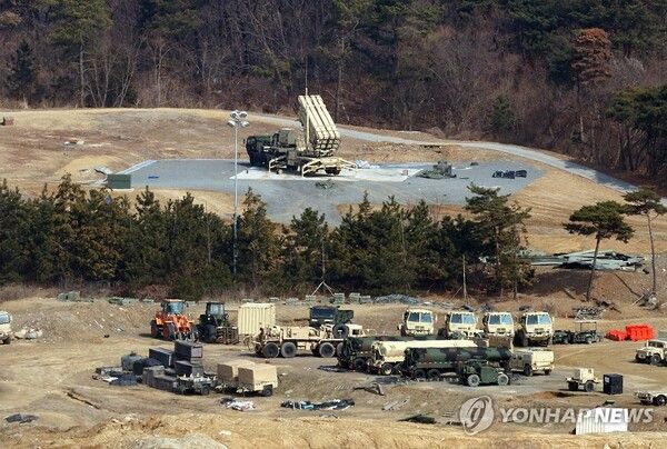 경북 성주군의 미군 사드(THAAD·고고도 미사일 방어체계)기지 [사진=연합뉴스]