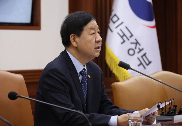 구윤철 부총리 겸 재정경제부 장관이 지난 11일 서울 종로구 정부서울청사에서 열린 비상경제장관회의에서 발언하고 있다. 사진=연합뉴스