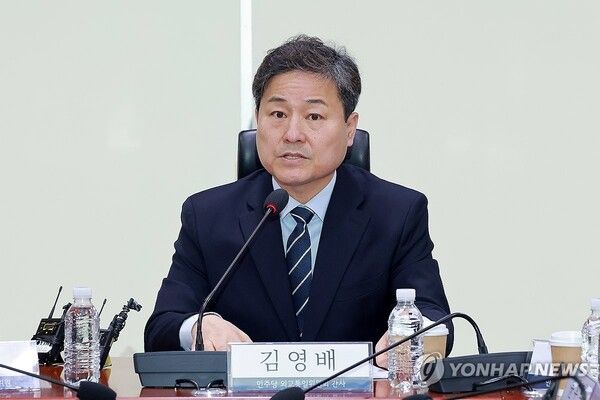 국회 외교통일위원회 여당 간사인 더불어민주당 김영배 의원이 3일 국회의원회관에서 열린 이란 사태 관련 민주당-외교부 당정간담회에 참석해 발언하고 있다. 2026.3.3 [사진=연합뉴스]