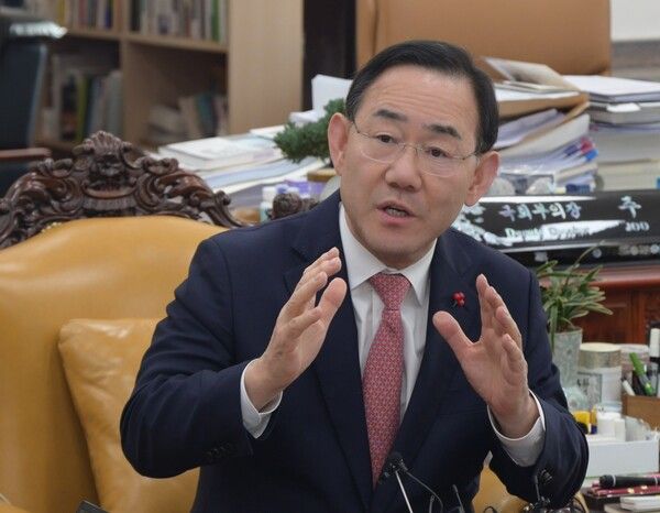 주호영 국회부의장이 17일 오후 자신의 SNS를 통해 