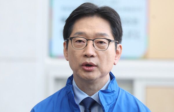 더불어민주당&nbsp;김경수&nbsp;경남지사 후보. [사진=연합뉴스]